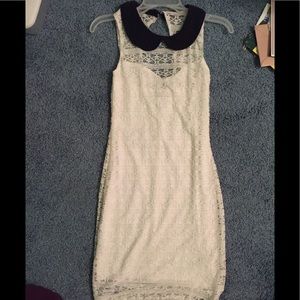 White collared dress